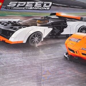 LEGO Speed Champions White and Orange Racing Car Set 76918 Mclaren